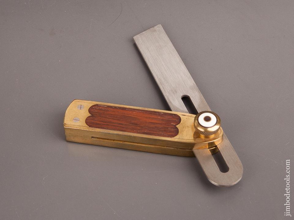 Stunning! Heavy Handmade Six inch Rosewood Bevel Square - 82198