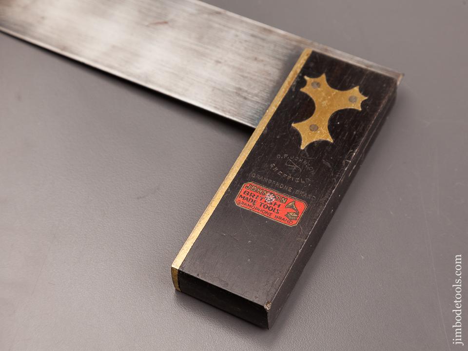 6 Inch Johnson Six inch JOHNSON Ebony Try Square with Decal - 82204 – Jim Bode Tools