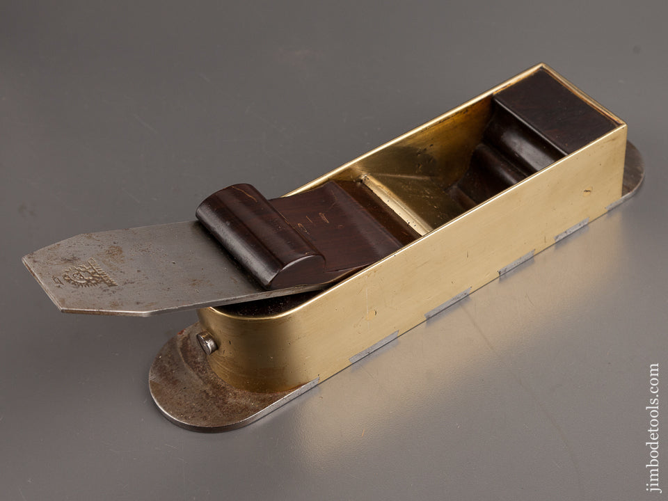 PRESTON 1850 Exquisite! Gunmetal & Steel & Rosewood Miter Plane stamped 1850 - 82212U - AS OF SEPT. 14