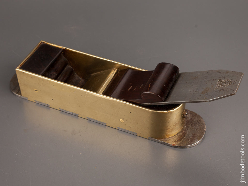 PRESTON 1850 Exquisite! Gunmetal & Steel & Rosewood Miter Plane stamped 1850 - 82212U - AS OF SEPT. 14