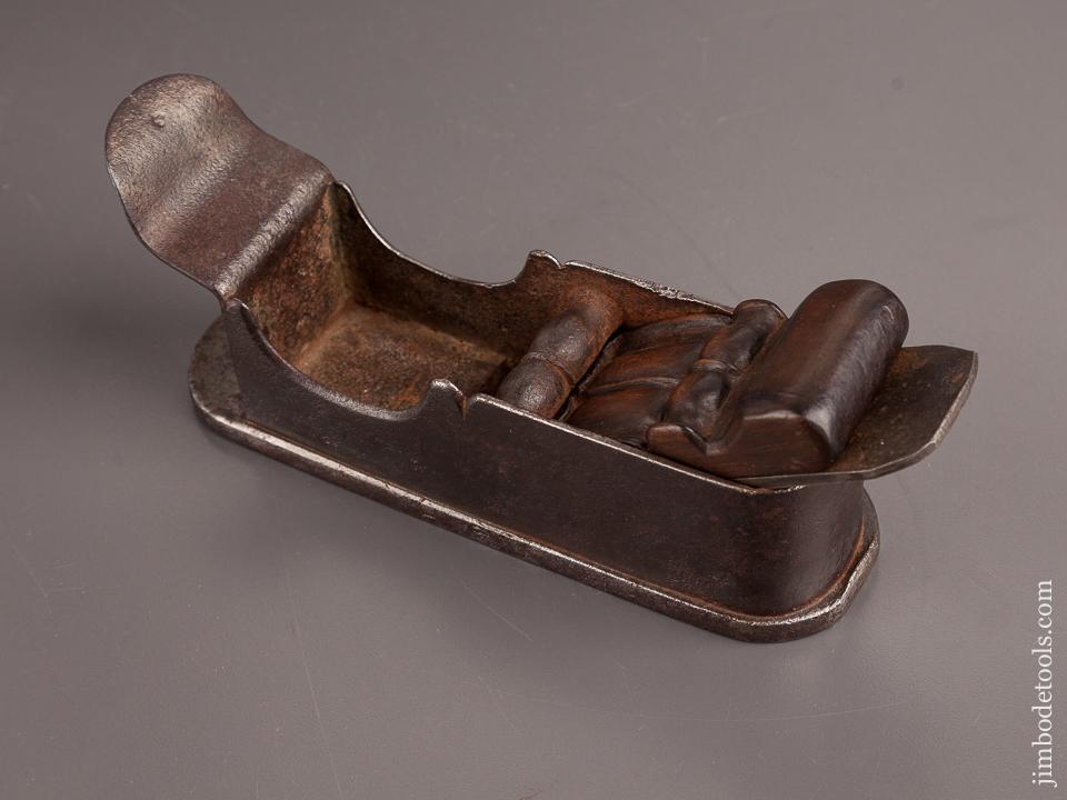 FANTASTIC! 16th/17th Century Miter Plane with Wavy Tongue Front Handle - 82217U