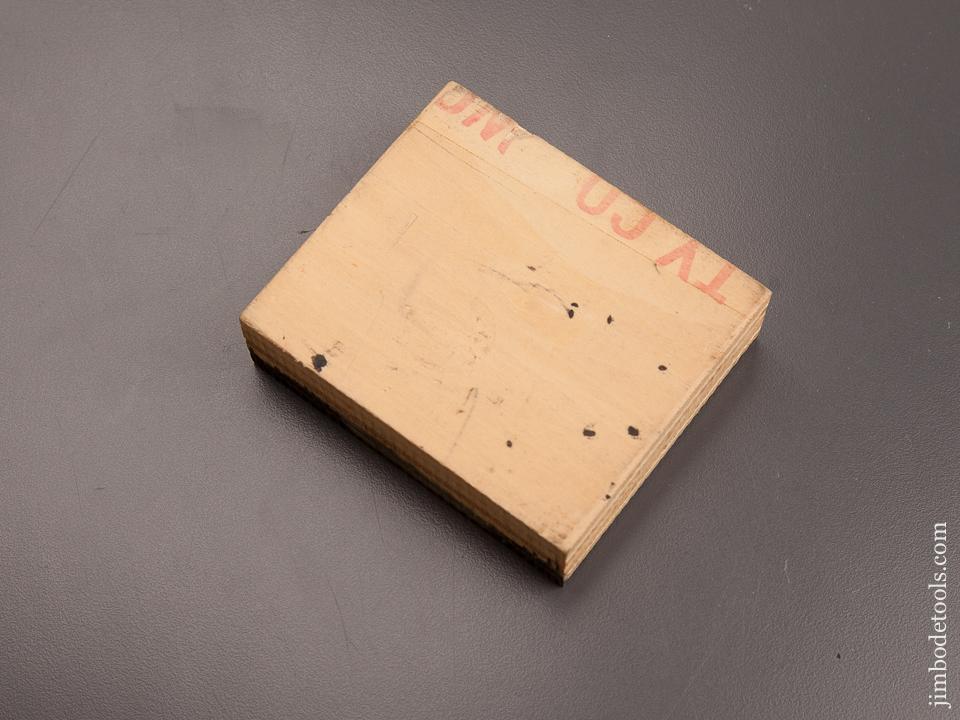 TIDEY Patent Beveling Plane 3 1/4 x 2 7/8 inch Print Block - 82244R