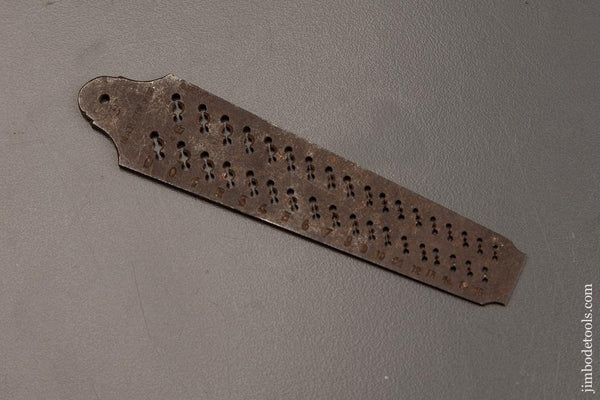 Beautiful Early French Screw Plate - 82249RU