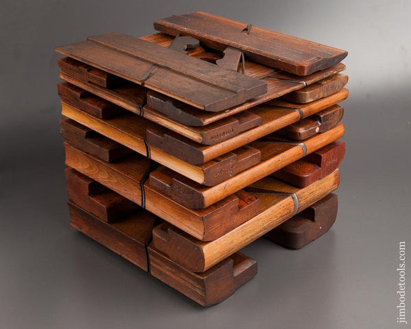 Complete Harlequin Set of 18 Hollows & Rounds Molding Planes - 82261
