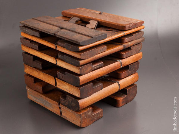 Complete Harlequin Set of 18 Hollows & Rounds Molding Planes - 82264