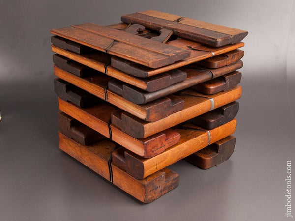 Complete Harlequin Set of 18 Hollows & Rounds Molding Planes - 82265