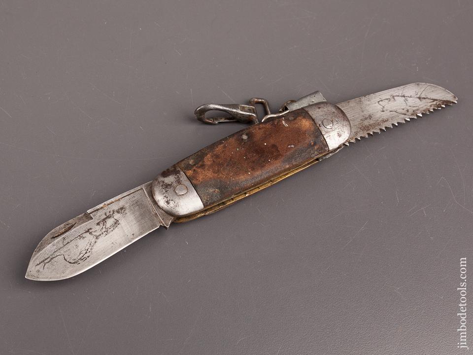 Rare! GEO. BISHOP No. 10 Folding Knife and Saw - 82270