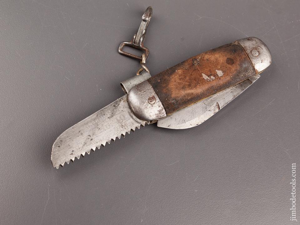 Rare! GEO. BISHOP No. 10 Folding Knife and Saw - 82270