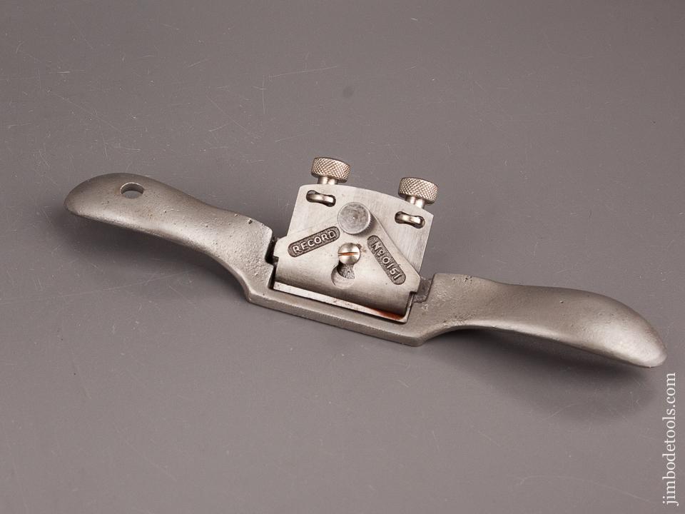 RECORD No. 0151 Flat Bottom Adjustable Spoke Shave - 82273
