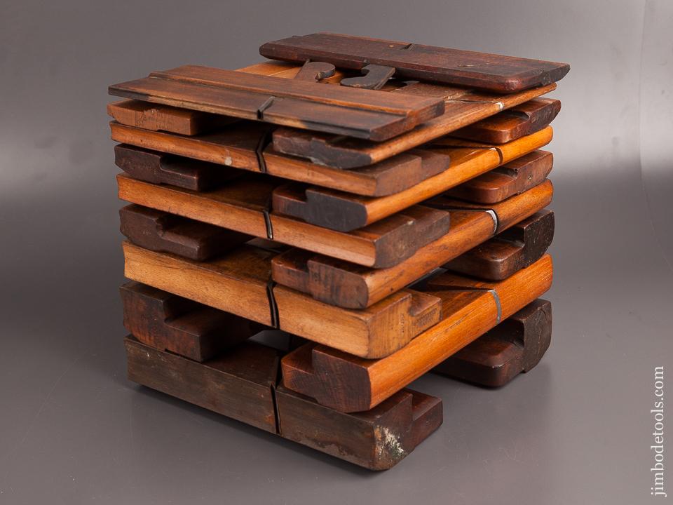 Complete Harlequin Set of 18 Hollows & Rounds Molding Planes - 82282