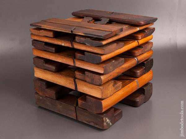 Complete Harlequin Set of 18 Hollows & Rounds Molding Planes - 82282