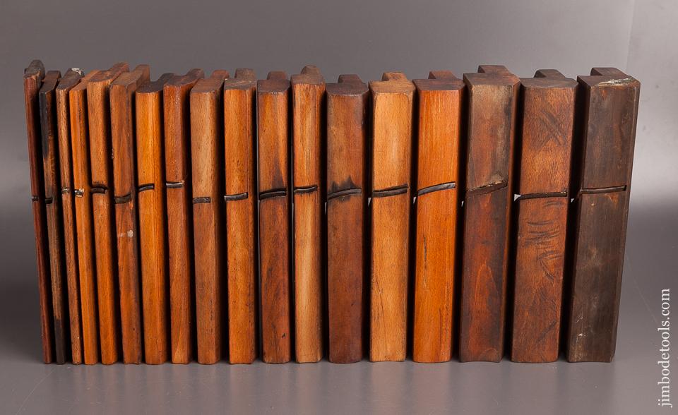Complete Harlequin Set of 18 Hollows & Rounds Molding Planes - 82282