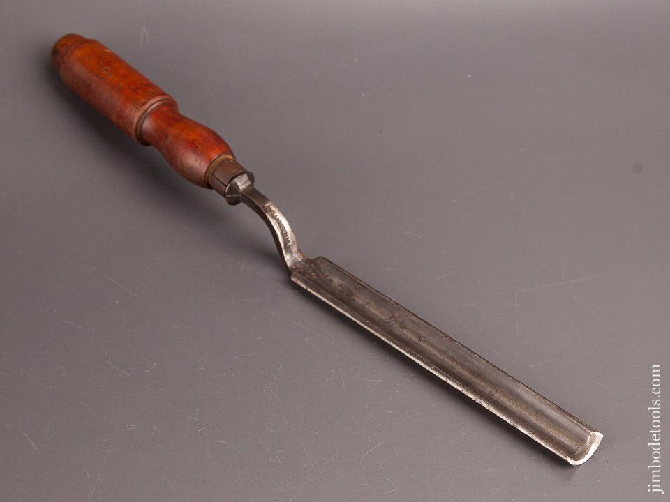 3/4 x 13 3/4 inch D.R. BARTON No. 8 Sweep Crank Neck Gouge - 82283