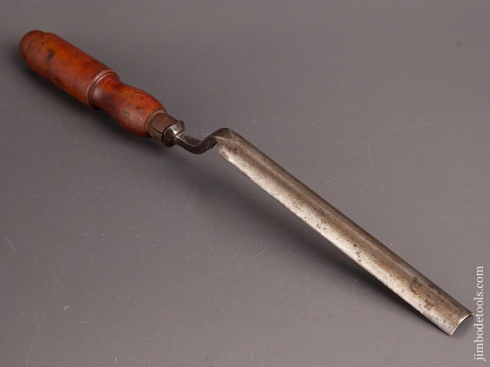 3/4 x 13 3/4 inch D.R. BARTON No. 8 Sweep Crank Neck Gouge - 82283