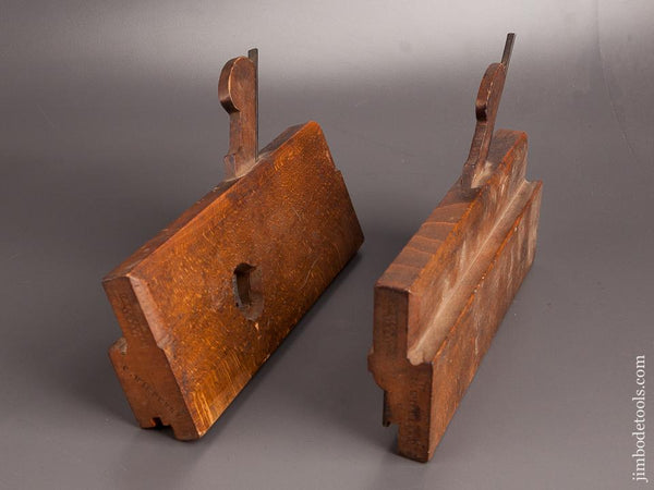 Pair of 1/2 inch Tongue & Groove Planes by EASTWOOD circa 1851-99 YORK — 82288