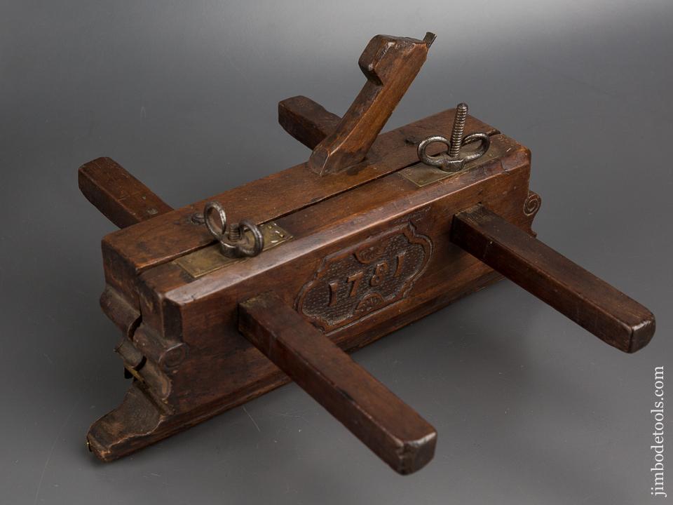1781 Dated! Dutch Plow Plane FINE - 82293U