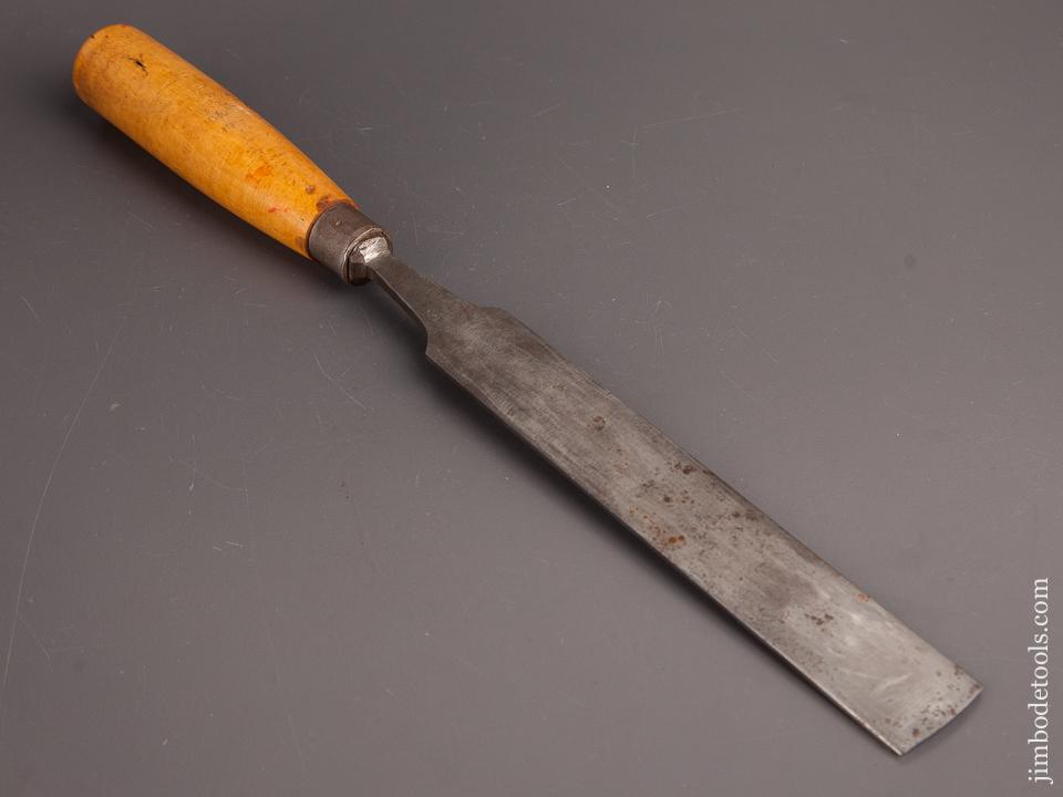 Extra Fine Boxwood Handled 1 1/4 x 15 1/4 inch SORBY No. 3 Sweep Pattern Makers' Gouge - 82332