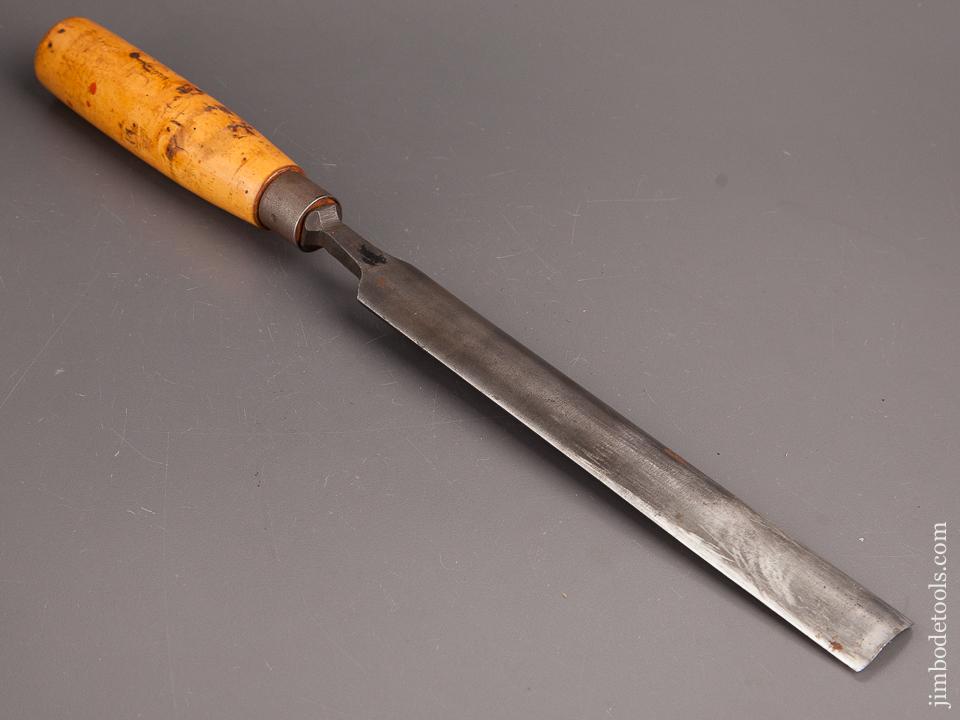 Extra Fine Boxwood Handled 1 1/8 x 15 1/2 inch SORBY No. 5 Sweep Pattern Makers Gouge - 82333