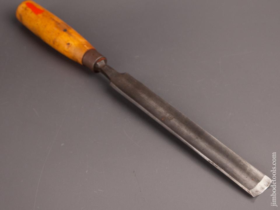 Extra Fine 1 x 14 7/8 inch SORBY No. 7 Sweep Boxwood Handled Pattern Maker€™s Gouge - 82335
