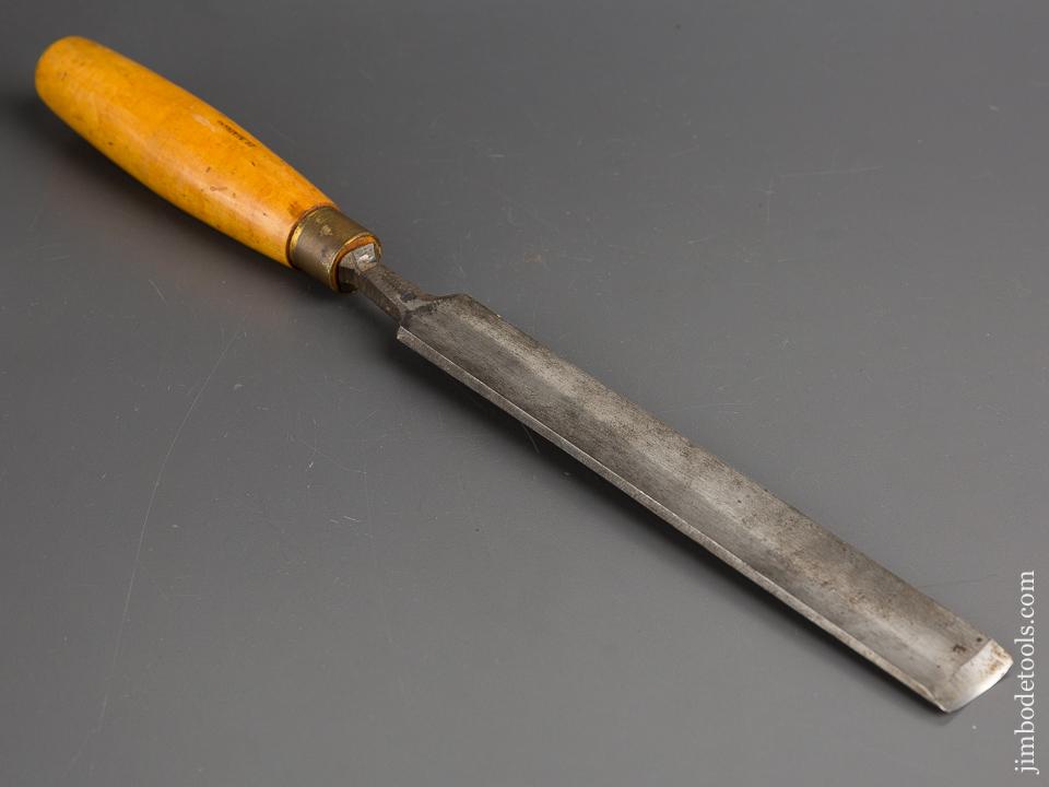 Extra Fine 1 1/8 x 16 inch Boxwood Handled SORBY No. 5 Sweep Pattern Makers Gouge - 82342