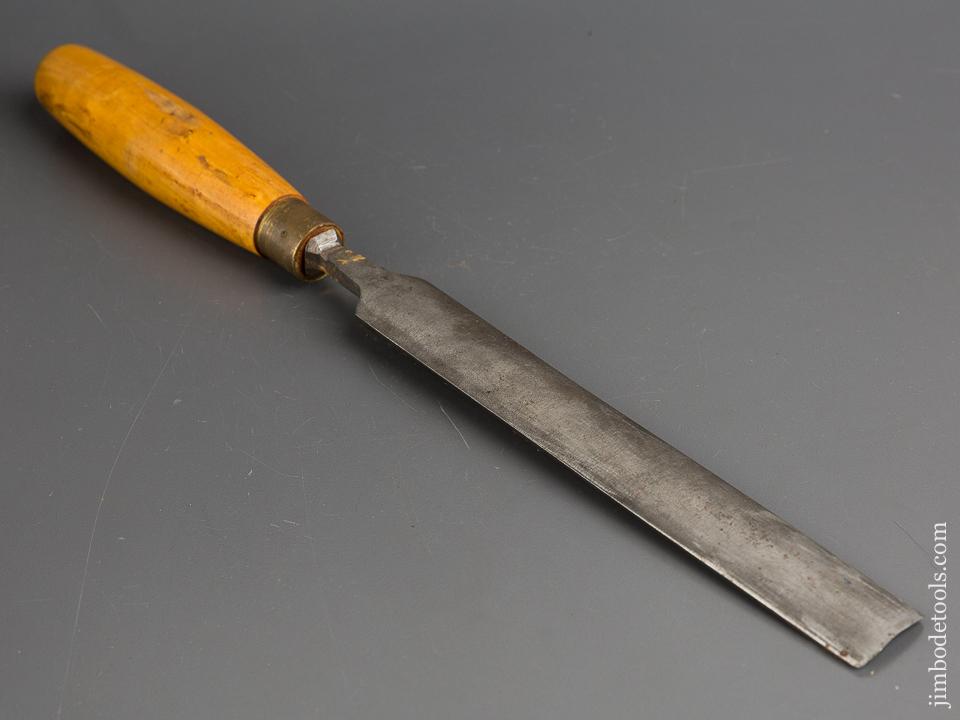 Extra Fine 1 1/8 x 16 inch Boxwood Handled SORBY No. 5 Sweep Pattern Makers Gouge - 82342