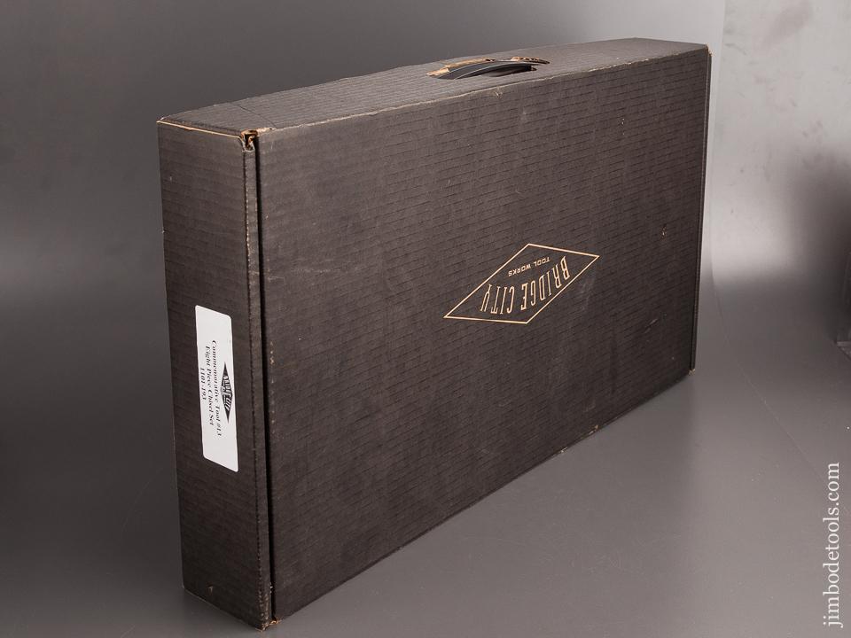 2005 BRIDGE CITY TOOL WORKS CT-13 Eight Piece Chisel Set MINT in Original Box with Space for a Mallet - 82348