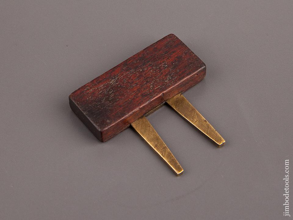 2 3/4 inch Brass & Mahogany Dovetail Gauge - 82353