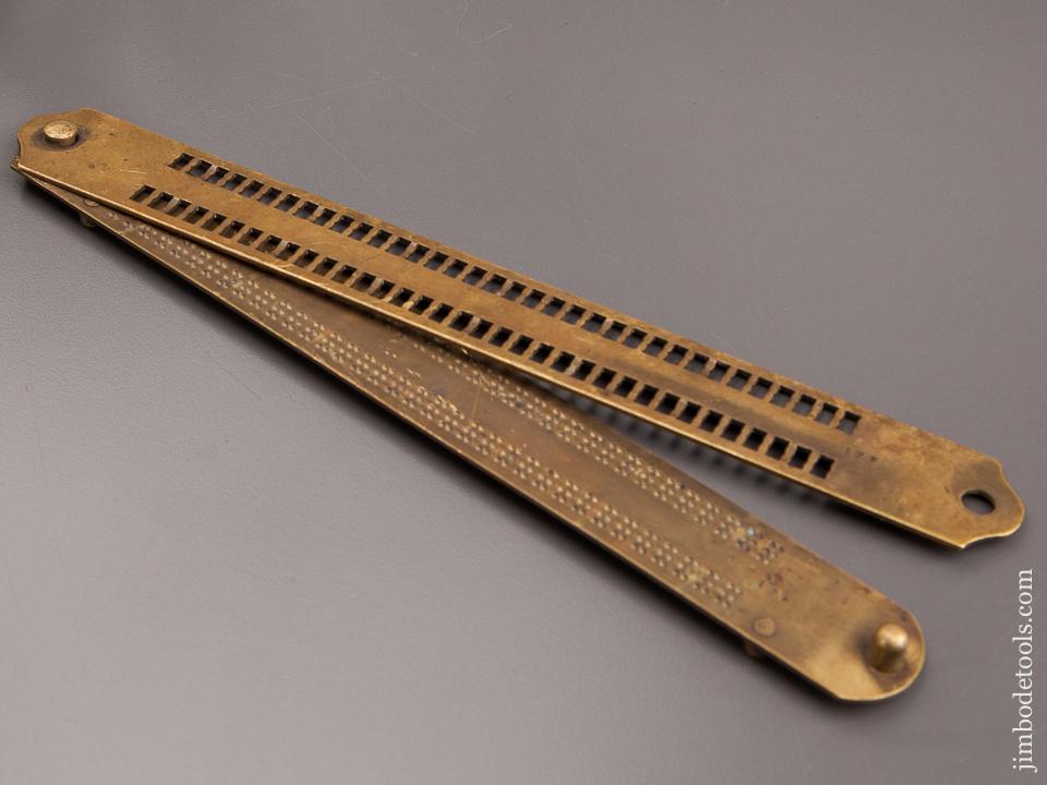 Early Brass Braille Writing Rule - 82354