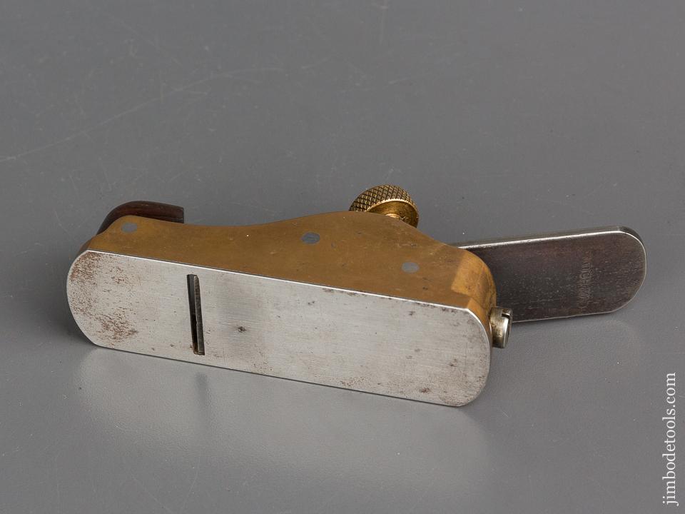 NORRIS NO. 31 Gunmetal and Rosewood Thumb Plane with Rosewood Infill and Original NORRIS Iron - 82370U