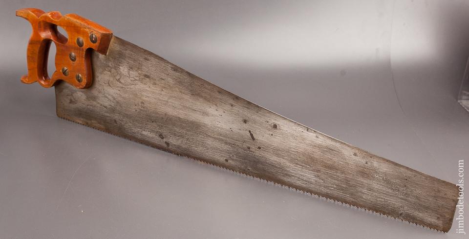 5 1/2 point 26 inch Rip DISSTON D8 Hand Saw with Thumb Hole Handle - 82382