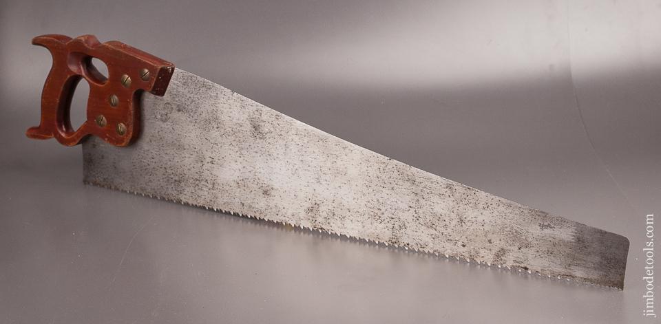 5 1/2 point 26 inch Rip DISSTON D8 Thumb Hole Hand Saw with Guard - 82385