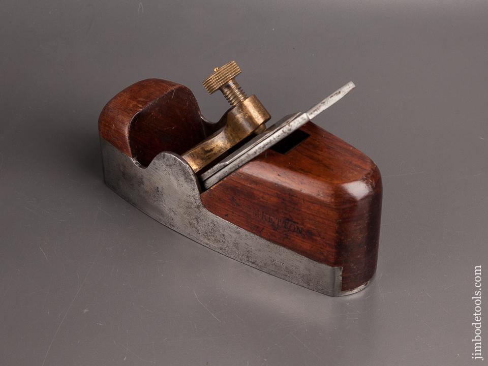 Early NORRIS No. 4 Smooth Plane with Original NORRIS Embossed Logo Iron - 82399U