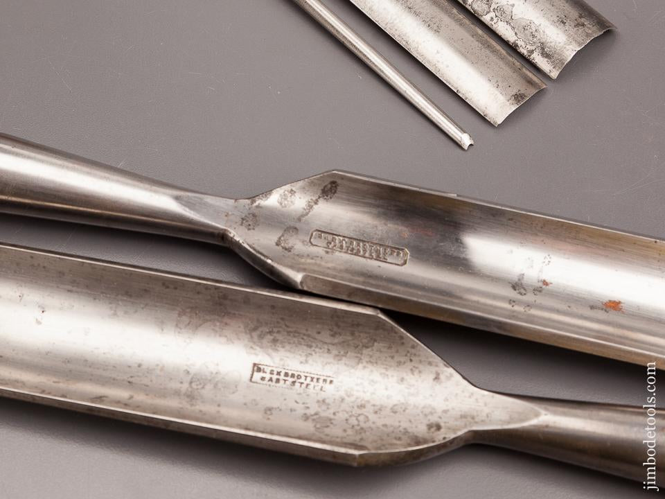 Fine! Set of Five BUCK BROTHERS In Cannel Gouges NEAR NEW - 82410
