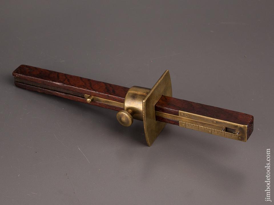 Ten inch Rosewood & Brass Mortise Gauge - 82416