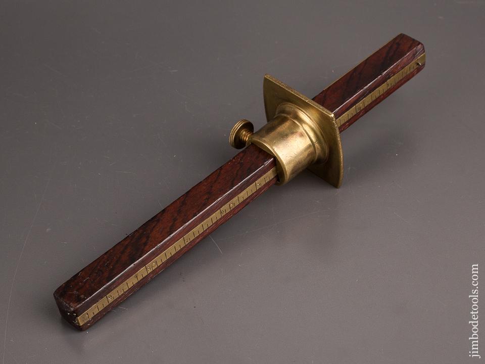 Ten inch Rosewood & Brass Mortise Gauge - 82416