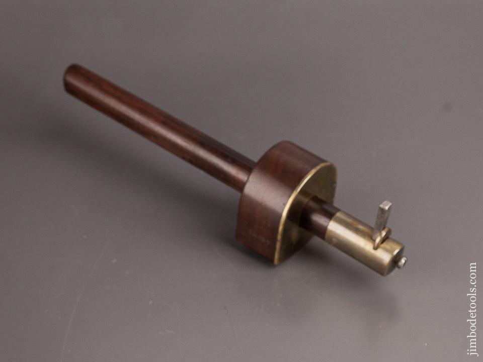 10 1/2 inch HADLEY Rosewood & Brass Slitting Gauge - 82417