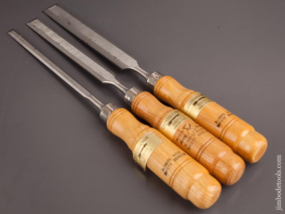 Set of Three BUCK BROTHERS Paring Chisels - 82438