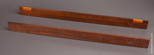 16 1/2 inch Walnut and Boxwood Winding Sticks - 82442