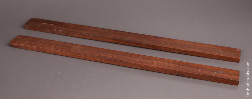16 1/2 inch Walnut and Boxwood Winding Sticks - 82442