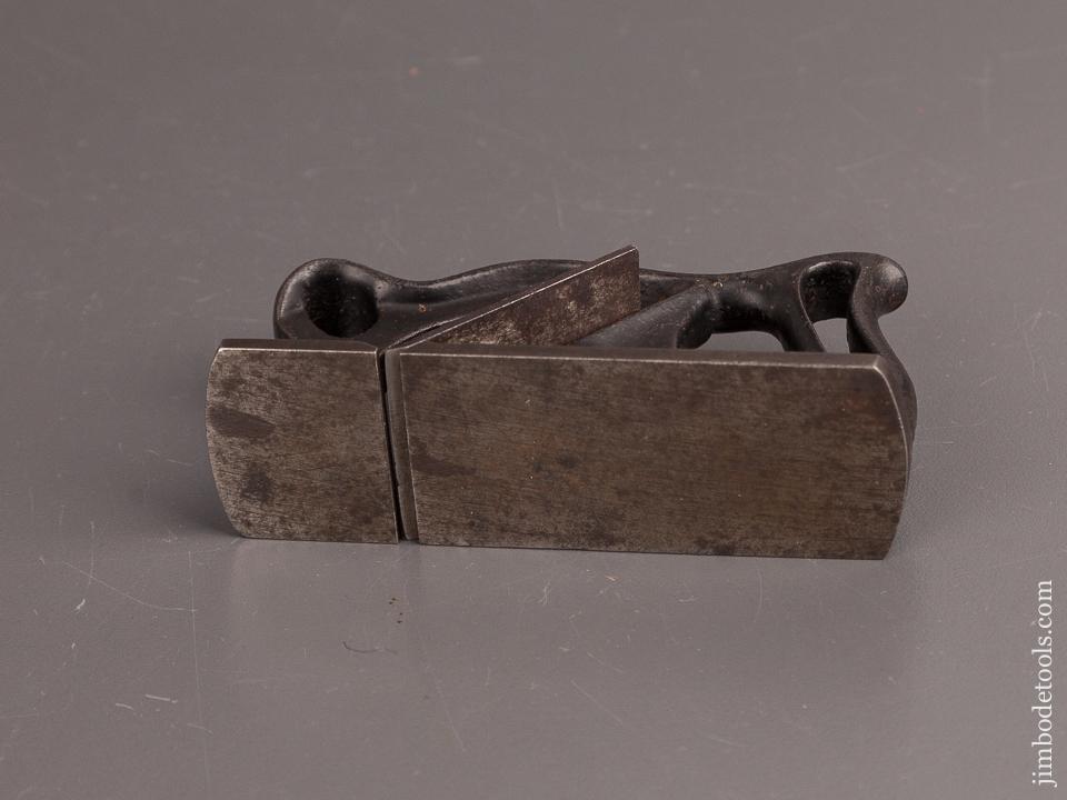 RARE Tiny 4" MOSHER & FORD Patent April 1, 1884 BIRMINGHAM Bat Wing Rabbet Plane - 93691UR