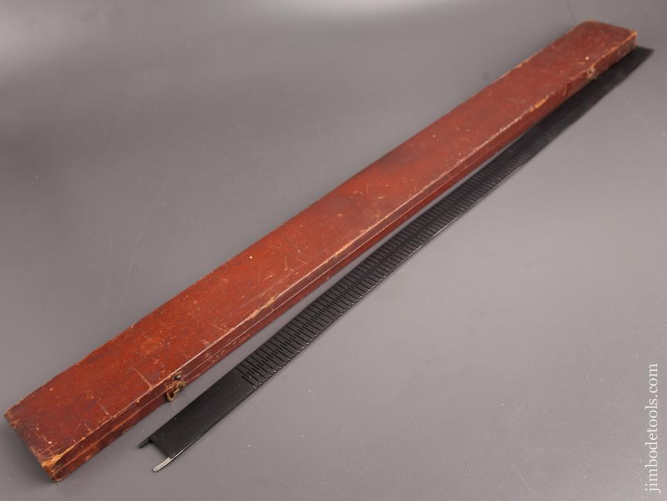 Fantastic KEUFFEL & ESSER 29 inch Ebony Flexible Curve MINT in Original Case - 82453