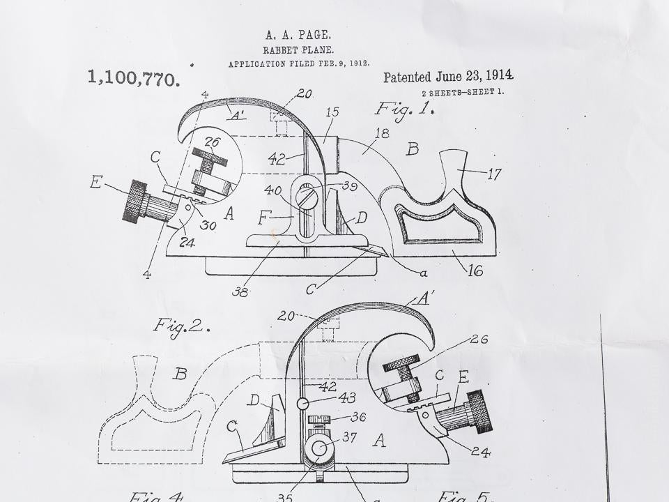 Rarest of the Rare! SARGENT No. 1508 1/2 Lady Bug Shoulder Plane PAGE Patent June 23, 1914 DEAD MINT! - 82457