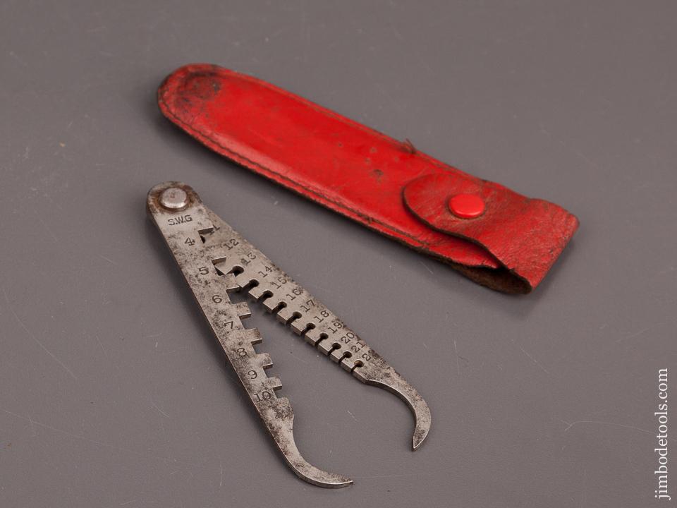 TINSLEY WIRE INDUSTRIES LTD. Four inch Wire Gauge in Original Sheath - 82467R