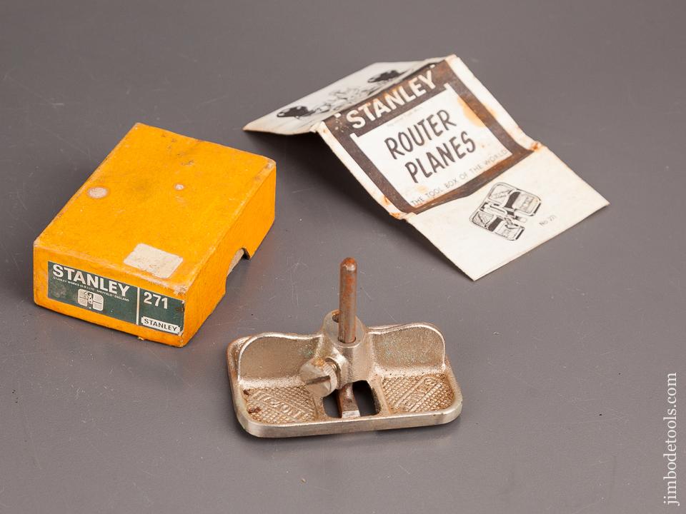 STANLEY No. 271 Router Plane in Original Box - 82472