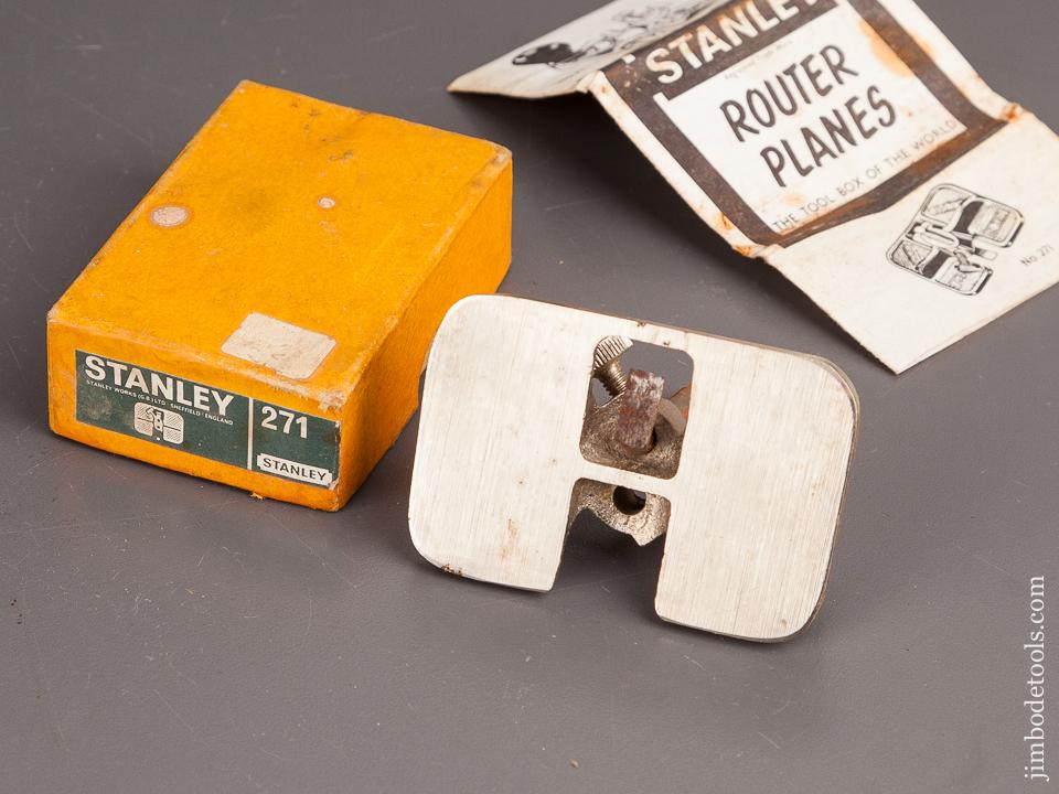 STANLEY No. 271 Router Plane in Original Box - 82472