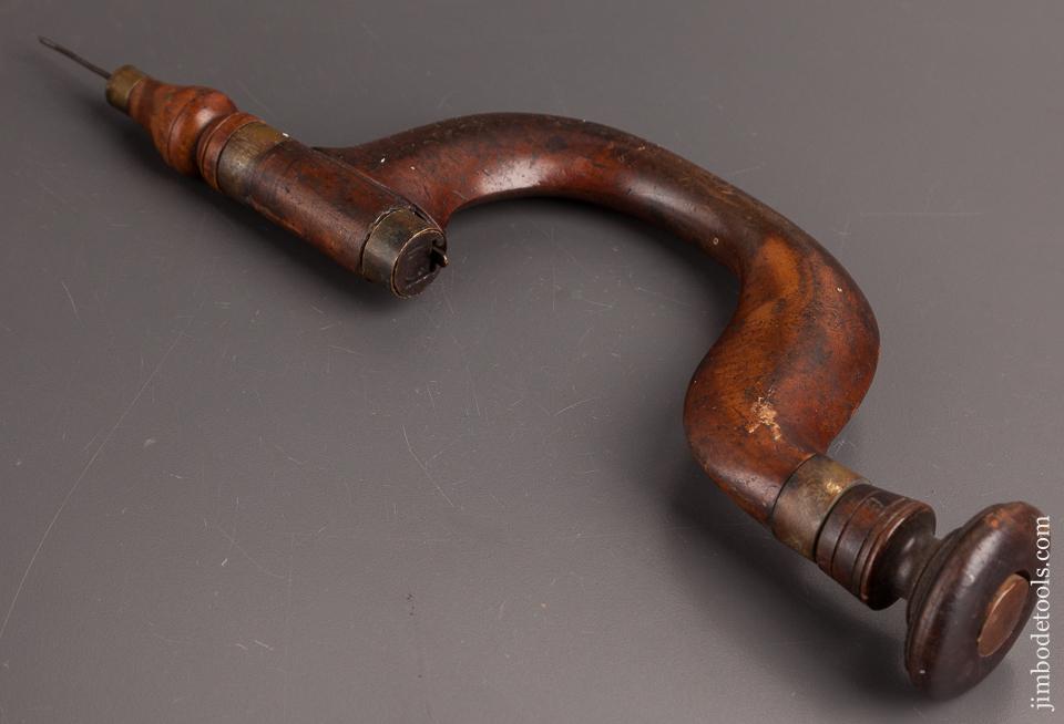 Stunning Diminutive European Carved Bit Brace - 82498