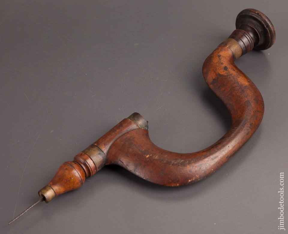 Stunning Diminutive European Carved Bit Brace - 82498