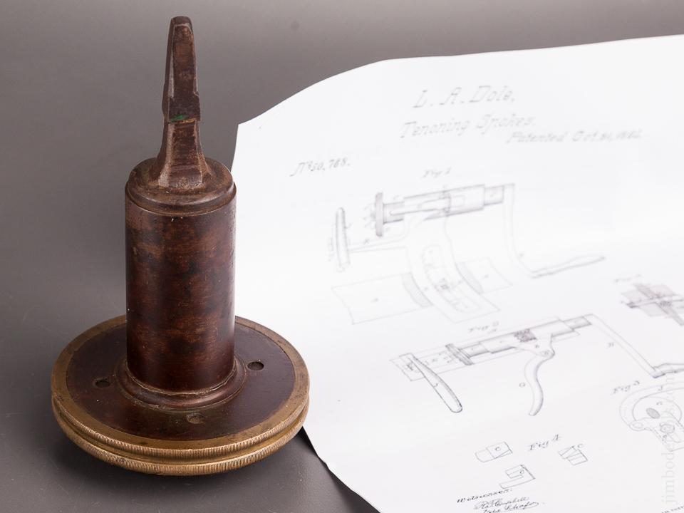 DOLE Patent October 31, 1865 SILVER & DEMING SALEM, OHIO Hollow Auger - 82459