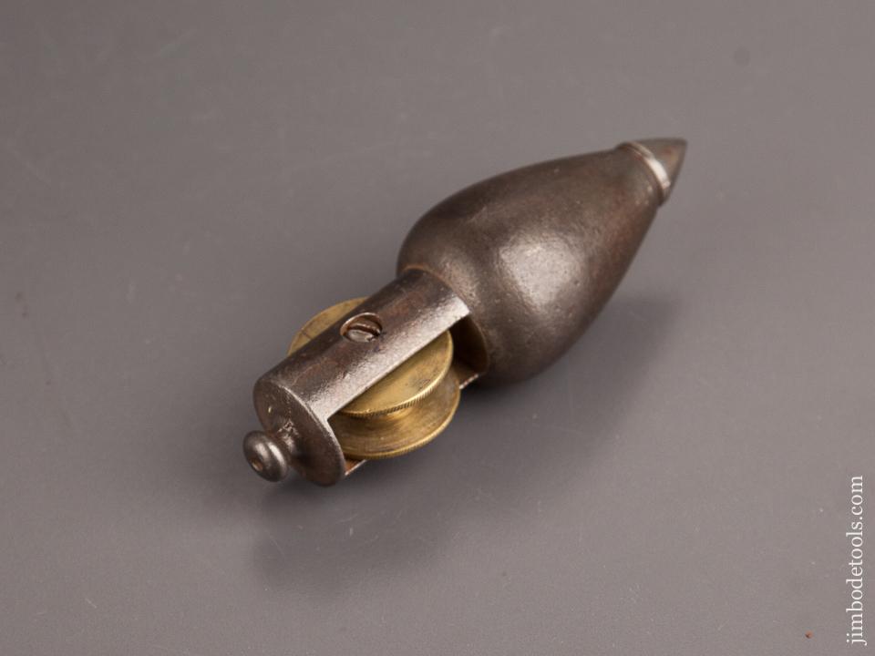 TRAUTs Patent June 2, 1874 STANLEY No. 4 Plumb Bob - 82550
