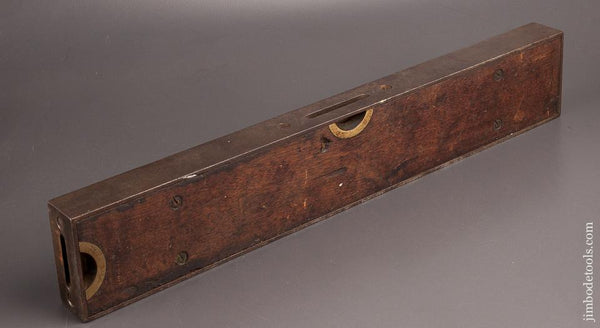 18 inch STANLEY No. 49 Level RARE Iron Frame - 82586